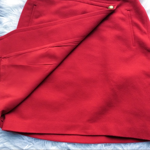 NWOT ⭐️HP⭐️Talbots Wool Blend Faux Wrap Skirt - Picture 6 of 9